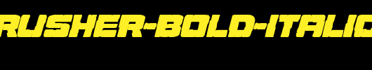 Ore-Crusher-Bold-Italic.ttf英文字体下载