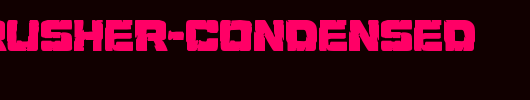 Ore-Crusher-Condensed.ttf英文字体下载
