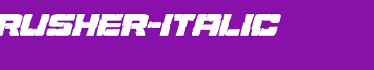 Ore-Crusher-Italic.ttf英文字体下载