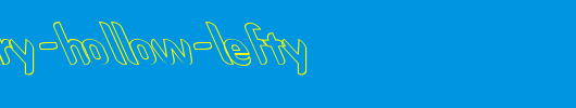 Oregon-Dry-Hollow-Lefty.ttf英文字体下载