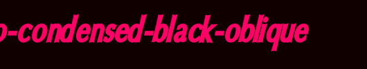Oregon-LDO-Condensed-Black-Oblique.ttf英文字体下载