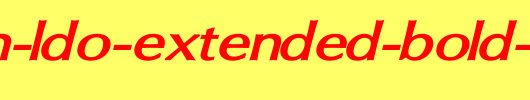 Oregon-LDO-Extended-Bold-Oblique.ttf英文字体下载