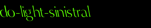 Oregon-LDO-Light-Sinistral.ttf英文字体下载