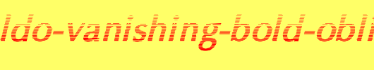 Oregon-LDO-Vanishing-Bold-Oblique.ttf英文字体下载