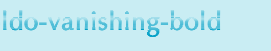 Oregon-LDO-Vanishing-Bold.ttf英文字体下载