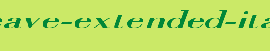 Orgreave-Extended-Italic.ttf英文字体下载