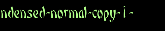 Orient1-Condensed-Normal-copy-1-.ttf英文字体下载