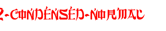Orient2-Condensed-Normal.ttf英文字体下载