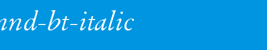 OrigGarmnd-BT-Italic.ttf英文字体下载