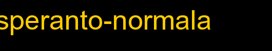 Orion-Esperanto-Normala.ttf英文字体下载