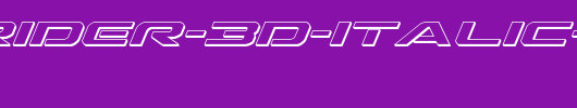 Outrider-3D-Italic-copy-1-.ttf英文字体下载