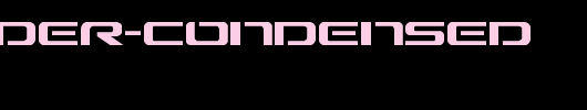 Outrider-Condensed.ttf英文字体下载