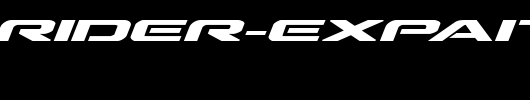 Outrider-Expanded-Bold-Italic.ttf英文字体下载