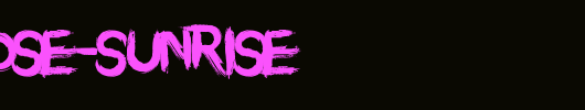 Overdose-Sunrise.otf英文字体下载