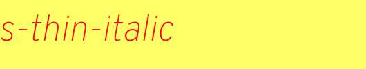 Overpass-Thin-Italic.ttf英文字体下载