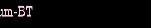 P-T-Barnum-BT_英文字体