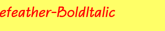 P22Eaglefeather-BoldItalic_英文字体