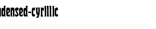 PT-Herold-Condensed-Cyrillic_英文字体