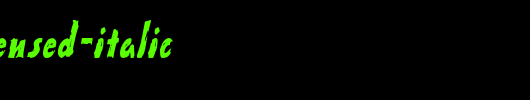 Paint-Condensed-Italic_英文字体