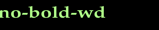 Palatino-Bold-Wd_英文字体