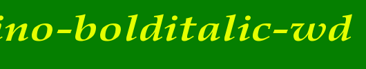 Palatino-BoldItalic-Wd_英文字体