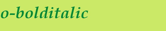 Palatino-BoldItalic_英文字体