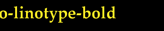Palatino-Linotype-Bold_英文字体