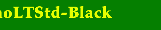 PalatinoLTStd-Black_英文字体