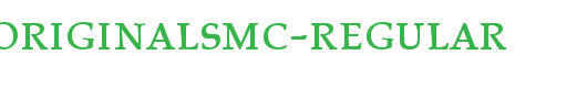 PalazzoOriginalSmc-Regular.ttf
