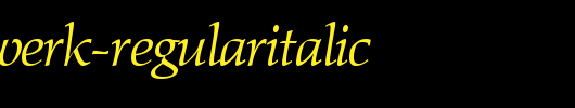 PalazzoWerk-RegularItalic.ttf