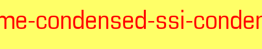 Palindrome-Condensed-SSi-Condensed.ttf