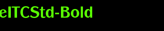 PanacheITCStd-Bold_英文字体