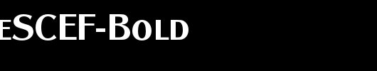 PanacheSCEF-Bold_英文字体
