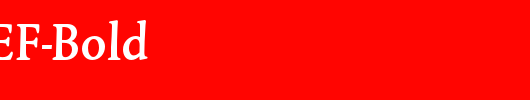 PantherEF-Bold_英文字体