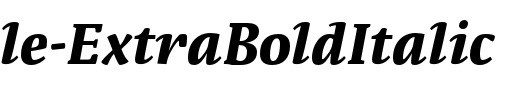 Parable-ExtraBoldItalic_英文字体