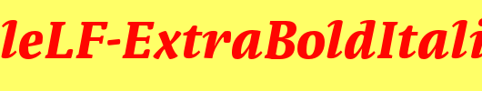 ParableLF-ExtraBoldItalic_英文字体