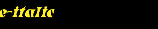 Parade-Italic_英文字体