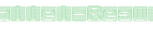 Parallel-Regular_英文字体