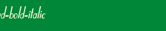 Paris-Condensed-Bold-Italic_英文字体