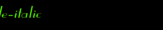 Paris-Wide-Italic_英文字体
