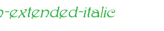 Parisian-Extended-Italic_英文字体