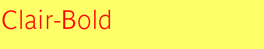 ParisineClair-Bold_英文字体