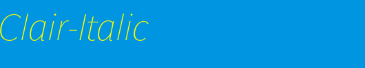 ParisineClair-Italic_英文字体