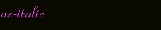 Park-Avenue-ITALIC_英文字体