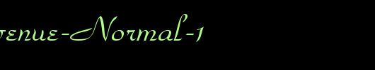 ParkAvenue-Normal-1_英文字体