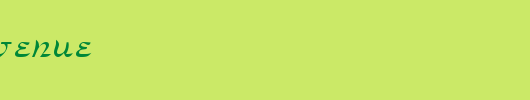 ParkAvenue_英文字体