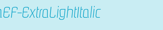 PasadenaEF-ExtraLightItalic_英文字体