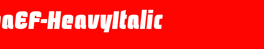 PasadenaEF-HeavyItalic_英文字体
