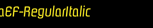 PasadenaEF-RegularItalic_英文字体