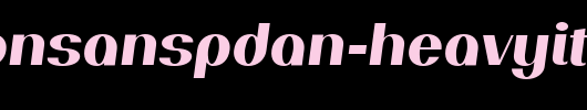 PassionSansPDan-HeavyItalic.ttf